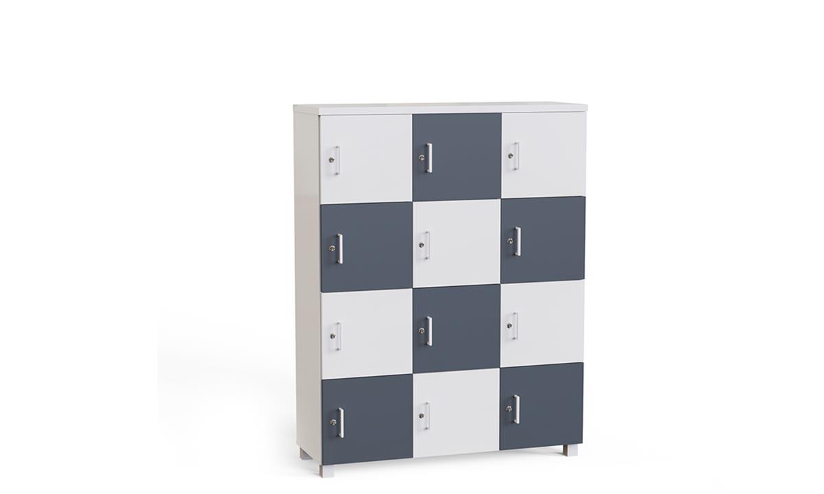 9 Kapaklı Sınıf Dolabı | Near Ofis Mobilyaları
