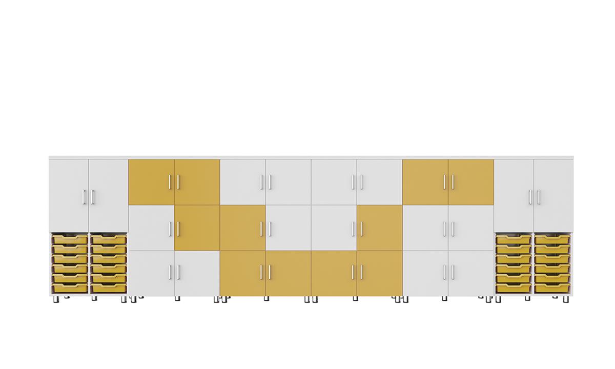 Sekiz Kapaklı Dolap